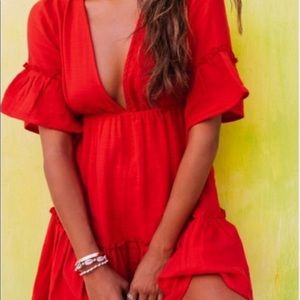 Billabong red dress